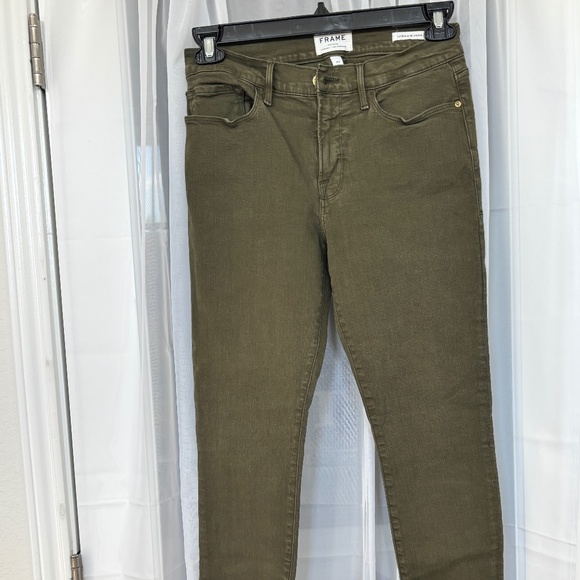 Frame - Le Skinny de Jeanne in Green - Picture 1 of 5